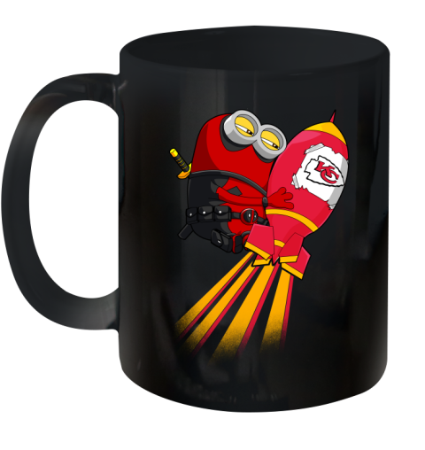 NFL Football Kansas City Chiefs Deadpool Minion Marvel Shirt Ceramic Mug 11oz