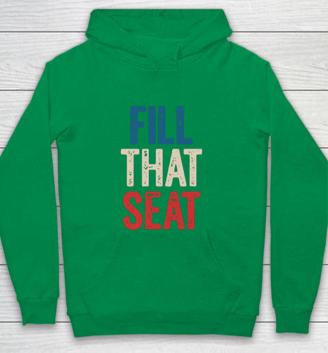 Fill That Seat Vintage North Carolina NC Fill The Seat Retro Youth Hoodie 4