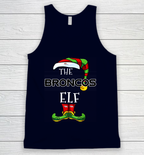 Denver Broncos Christmas ELF Funny NFL Tank Top 2