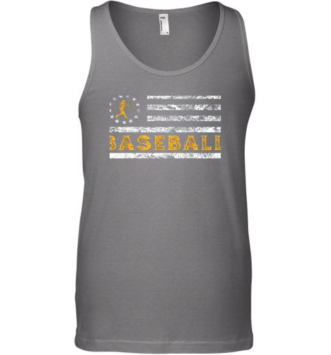 vkqe baseball lovers vintage american betsy ross flag softball unisex tank 17 front graphite heather