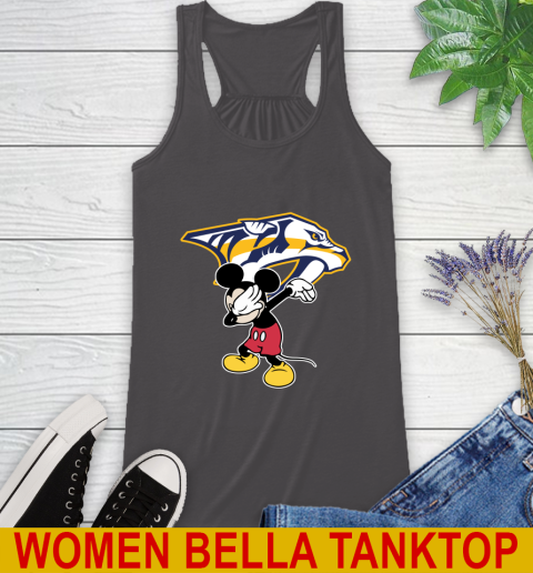 Nashville Predators NHL Hockey Dabbing Mickey Disney Sports Racerback Tank 13 Nashville Predators NHL Hockey Dabbing Mickey Disney Sports Racerback Tank - Image 13