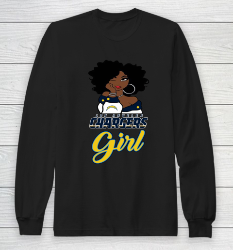 Los Angeles Chargers Girl NFL Long Sleeve T-Shirt