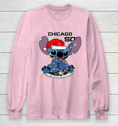 Chicago White Sox MLB noel stitch Baseball Christmas Long Sleeve T-Shirt 6