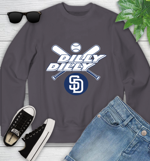 MLB San Diego Padres Dilly Dilly Baseball Sports Youth Sweatshirt 6