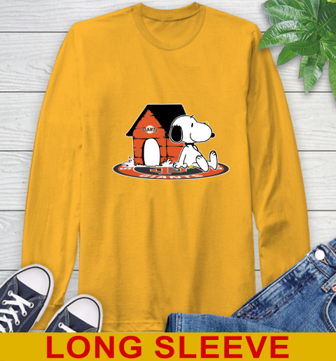 MLB Baseball San Francisco Giants Snoopy The Peanuts Movie Shirt Long Sleeve T-Shirt 3