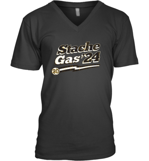 Stache – Gas '24 Pittsburgh Baseball Fans Premium V-Neck T-Shirt