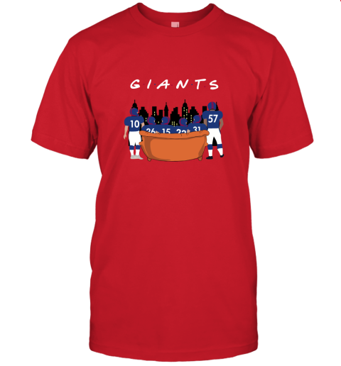 The New York Giants Together F.R.I.E.N.D.S NFL Unisex Jersey Tee