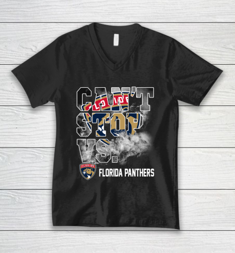 NHL Florida Panthers Hockey Can't Stop Vs V-Neck T-Shirt