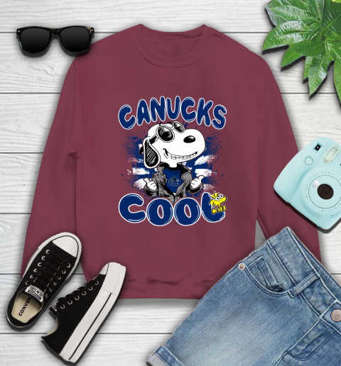 NHL Hockey Vancouver Canucks Cool Snoopy Shirt Sweatshirt 5