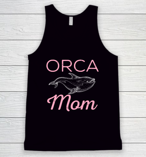 Funny Orca Lover Graphic for Women Girls Moms Whale Tank Top
