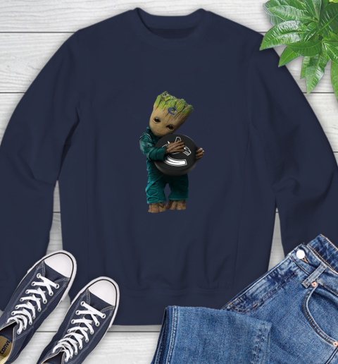 NHL Groot Guardians Of The Galaxy Hockey Sports Vancouver Canucks Sweatshirt 3