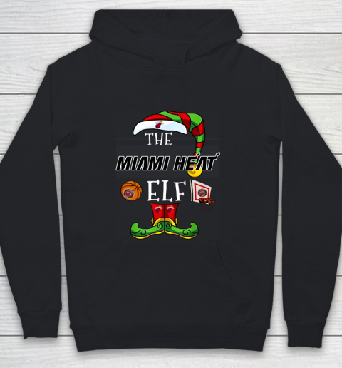 Miami Heat Christmas ELF Funny NBA Youth Hoodie