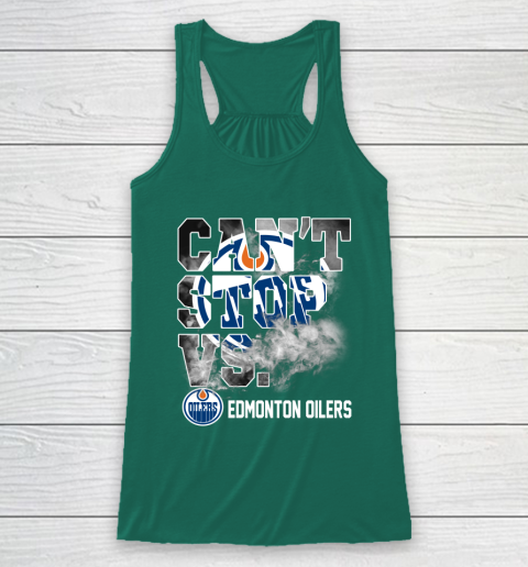 NHL Edmonton Oilers Hockey Can't Stop Vs Racerback Tank 5