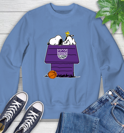 Sacramento Kings NBA Basketball Snoopy Woodstock The Peanuts Movie Sweatshirt 11