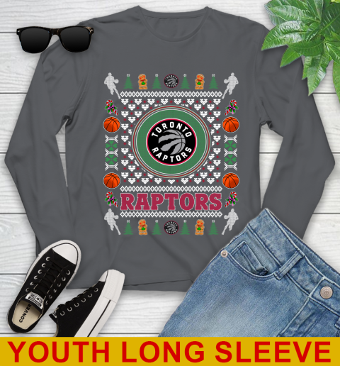 Toronto Raptors Merry Christmas NBA Basketball Loyal Fan Youth Long Sleeve 9