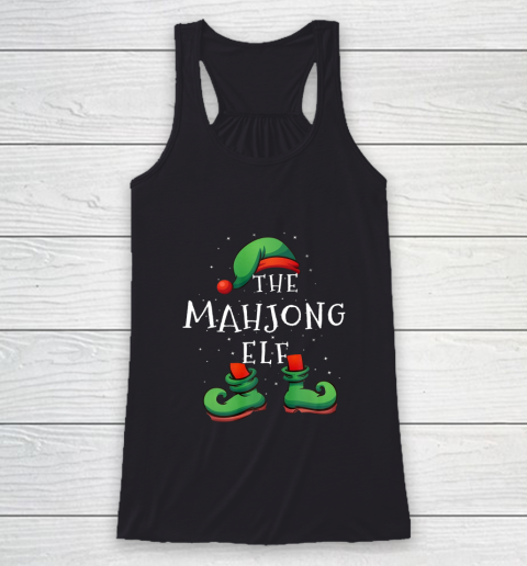 Mahjong Christmas Elf Group Matching Family Gift Racerback Tank