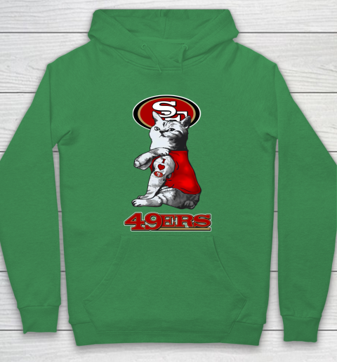 NFL Football My Cat Loves San Francisco 49ers Hoodie 5