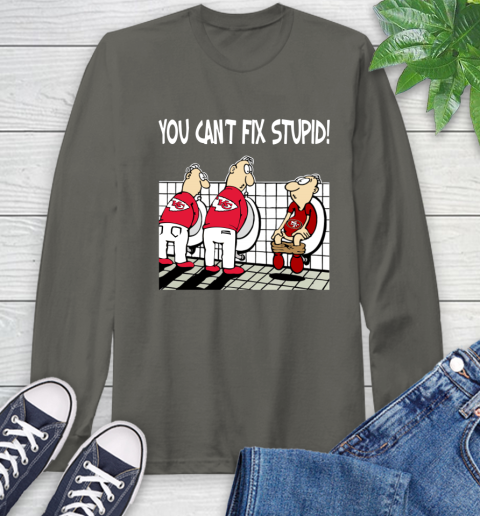 You Can't Fix Stupid Funny Kansas City Chiefs NFL Shirts 63