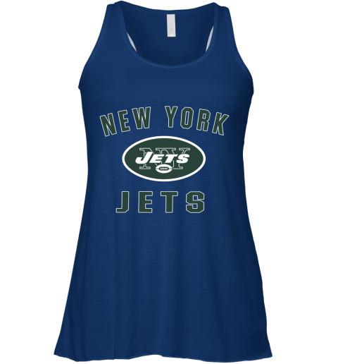 New York Jets NFL Pro Line by Fanatics Branded Vintage Victory Racerback Tank