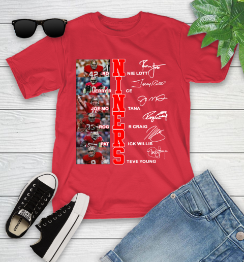 Niners Player Name And Signature San Francisco 49ers Shirts 104
