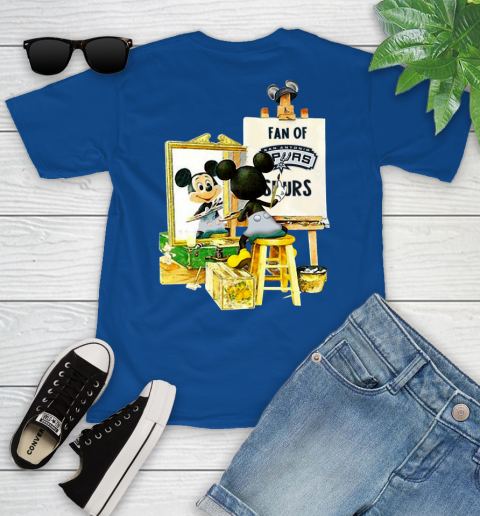 NBA Basketball San Antonio Spurs Mickey Drawing Shirt 103