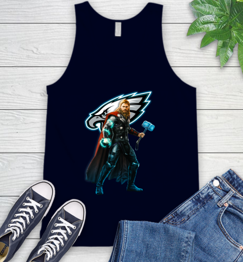 NFL Thor Avengers Endgame Football Philadelphia Eagles Tank Top 3