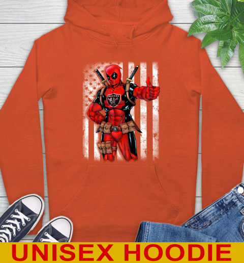NFL Football Oakland Raiders Deadpool American Flag Shirt Hoodie 4