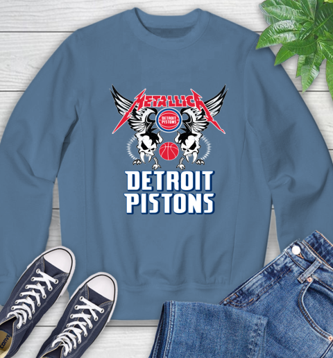 Nba Detroit Pistons Metallica Heavy Metal Band Basketball Sports