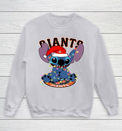 San Francisco Giants MLB noel stitch Baseball Christmas Youth Sweatshirt 2