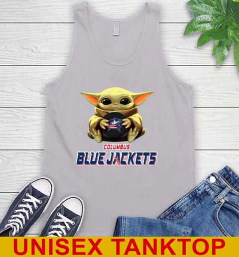 NHL Hockey Columbus Blue Jackets Star Wars Baby Yoda Shirt 73