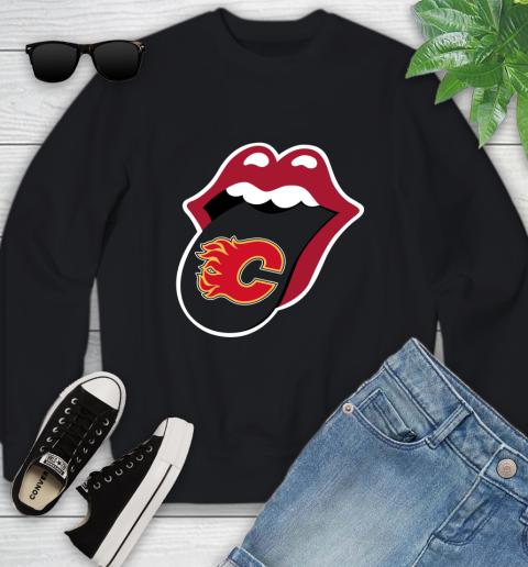 Calgary Flames NHL Hockey Lips I Root For My Team Adoring Fan 116