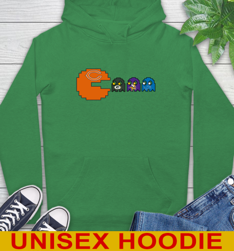 Chicago Bears NFL Football Pac Man Champion Hoodie 8