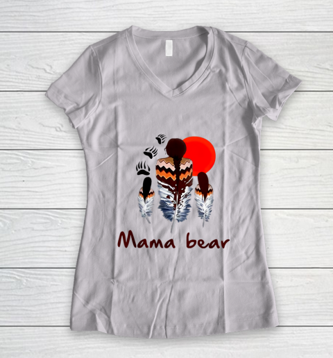 Mama Bear Women's V-Neck T-Shirt