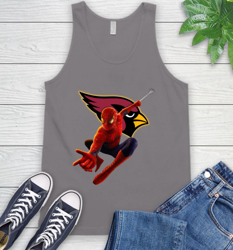 NFL Spider Man Avengers Endgame Football Arizona Cardinals Tank Top 7