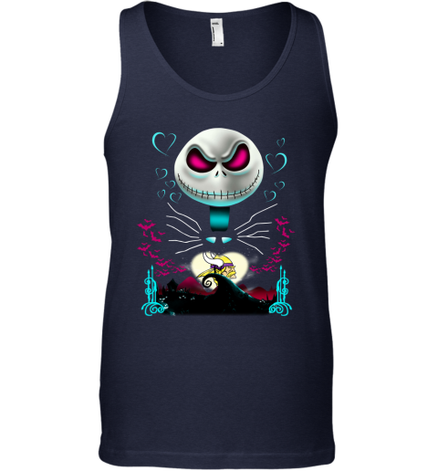 NFL Minnesota Vikings Jack Skellington Sally The Nightmare Before Christmas Football 4kUU0OylNuC unisex tank 17 95 151514 front navy