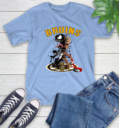NHL Boston Bruins Hockey Venom Groot Guardians Of The Galaxy T-Shirt 11