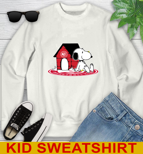 NBA Basketball Atlanta Hawks Snoopy The Peanuts Movie Shirt Youth Sweatshirt