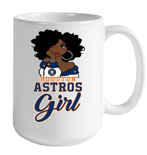 Houston Astross Girl MLB Color Changing Mug 15oz 2