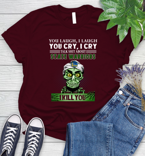 NBA Talk Shit About Golden State Warriors I Kill You Achmed The Dead Terrorist Jeffrey Dunham Basketball Women's T-Shirt 7
