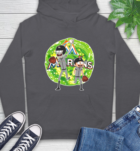 MLB Miami Marlins Rick And Morty Baseball Sports Hoodie 7