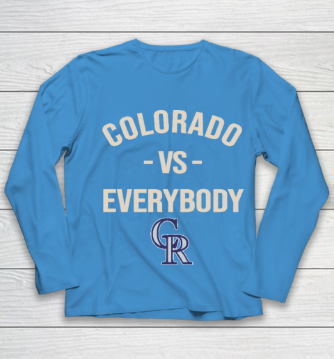 Colorado Rockies Vs Everybody Youth Long Sleeve 5