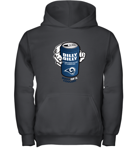 Bud Light Dilly Dilly! Los Angeles Rams Birds Of A Cooler Youth Hoodie