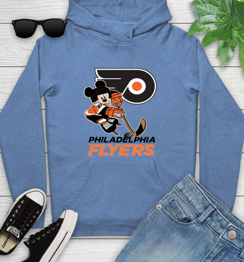 NHL Philadelphia Flyers Mickey Mouse Disney Hockey T Shirt Youth Hoodie 12