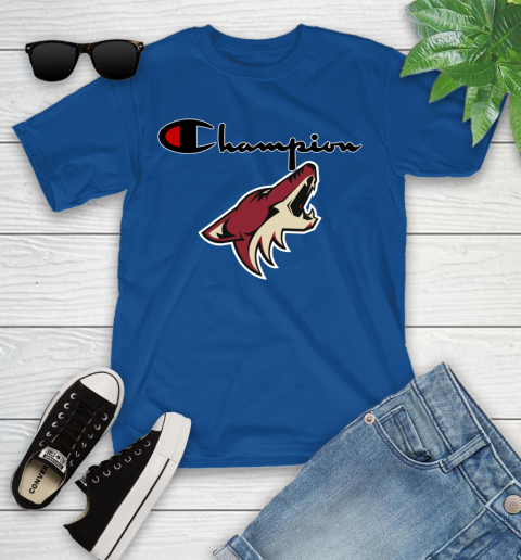 NHL Hockey Arizona Coyotes Champion Shirt Youth T-Shirt 6
