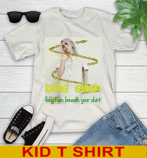 Billie Eilish Gold Chain Beneath Your Shirt 261