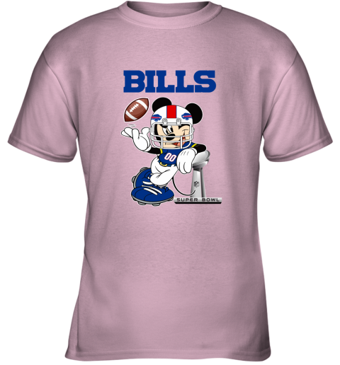 NFL Buffalo Bills Mickey Mouse Disney Super Bowl Football Youth T