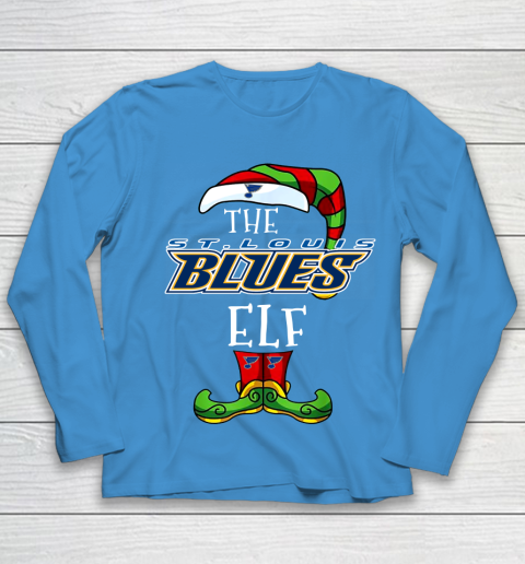 St.Louis Blues Christmas ELF Funny NHL Youth Long Sleeve 5