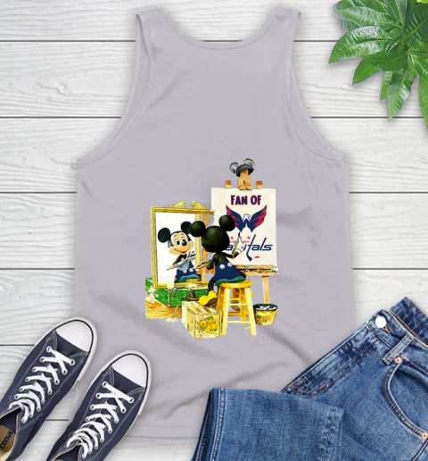 NHL Hockey Washington Capitals Mickey Drawing Shirt 68