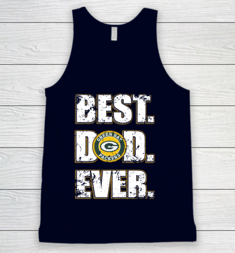 NFL Green Bay Packers Football Best Dad Ever Family Shirt Tank Top 2