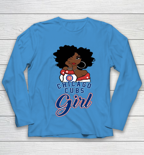 Chicago Cubs Girl MLB Youth Long Sleeve 7